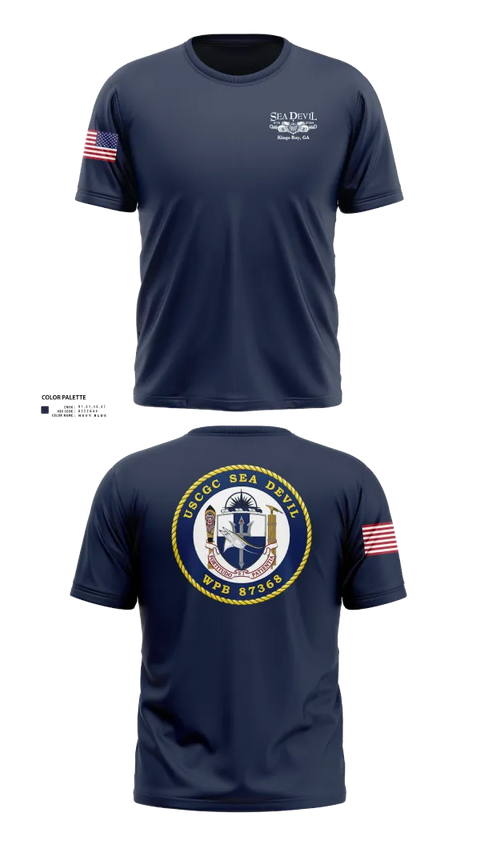 Old School Cotton Feel Shirt, USCGC SEADEVIL, , Teamtime, Team time, sublimation, custom sports apparel, team uniforms, spirit wear, spiritwear, sports uniforms, custom shirts, team store, custom team store, fundraiser sports, apparel fundraiser