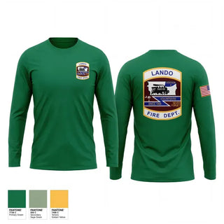 Long Sleeve Performance Shirt, Lando Fire Department, Fire Department, Teamtime, Team time, sublimation, custom sports apparel, team uniforms, spirit wear, spiritwear, sports uniforms, custom shirts, team store, custom team store, fundraiser sports, apparel fundraiser