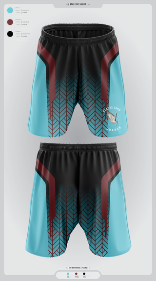 Athletic Shorts With Pockets, Cranes, Spirit Store, Teamtime, Team time, sublimation, custom sports apparel, team uniforms, spirit wear, spiritwear, sports uniforms, custom shirts, team store, custom team store, fundraiser sports, apparel fundraiser