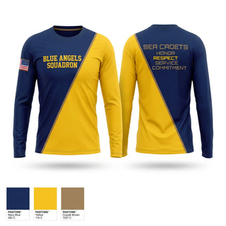 Long Sleeve Performance Shirt, Blue Angles Squadron, Navy, Teamtime, Team time, sublimation, custom sports apparel, team uniforms, spirit wear, spiritwear, sports uniforms, custom shirts, team store, custom team store, fundraiser sports, apparel fundraiser