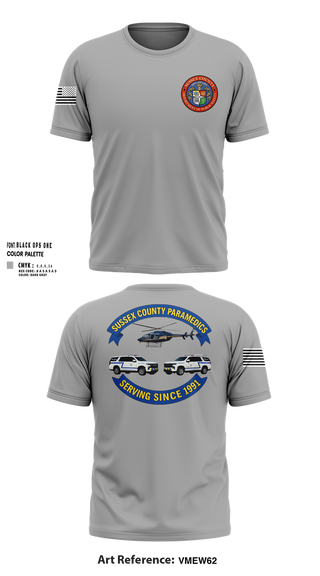 Short Sleeve Performance Shirt, Sussex County Paramedics, , Teamtime, Team time, sublimation, custom sports apparel, team uniforms, spirit wear, spiritwear, sports uniforms, custom shirts, team store, custom team store, fundraiser sports, apparel fundraiser