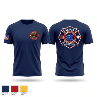Short Sleeve Performance Shirt, KEELER EMERGENCY SERVICES SUPPORT ASSOCIATION, Fire Department, Teamtime, Team time, sublimation, custom sports apparel, team uniforms, spirit wear, spiritwear, sports uniforms, custom shirts, team store, custom team store, fundraiser sports, apparel fundraiser