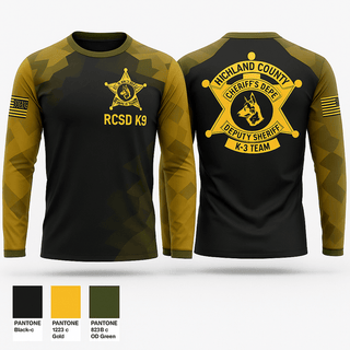 Long Sleeve Performance Shirt, RCSD K9, Police, Teamtime, Team time, sublimation, custom sports apparel, team uniforms, spirit wear, spiritwear, sports uniforms, custom shirts, team store, custom team store, fundraiser sports, apparel fundraiser