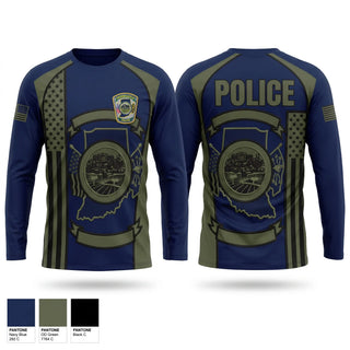 Long Sleeve Performance Shirt, AREA 30 CAREER CENTER LAW ENFORCEMENT, Police, Teamtime, Team time, sublimation, custom sports apparel, team uniforms, spirit wear, spiritwear, sports uniforms, custom shirts, team store, custom team store, fundraiser sports, apparel fundraiser