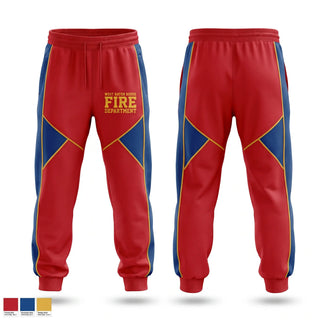 Sweatpants, West Baton Rouge Fire Department, Fire Department, Teamtime, Team time, sublimation, custom sports apparel, team uniforms, spirit wear, spiritwear, sports uniforms, custom shirts, team store, custom team store, fundraiser sports, apparel fundraiser