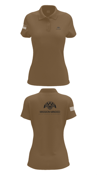 Womens Short Sleeve Performance Polo, Mission Minded, , Teamtime, Team time, sublimation, custom sports apparel, team uniforms, spirit wear, spiritwear, sports uniforms, custom shirts, team store, custom team store, fundraiser sports, apparel fundraiser