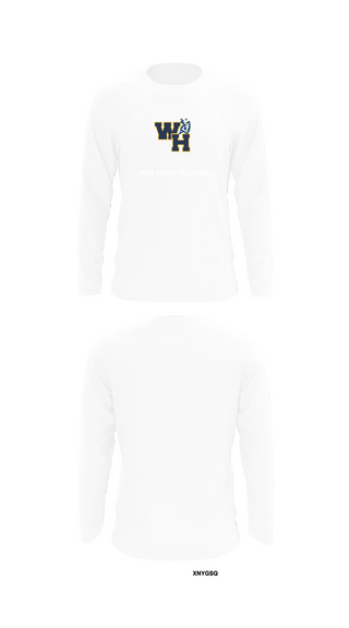 Long Sleeve Performance Shirt, Blue devils volleyball, Men's Volleyball, Teamtime, Team time, sublimation, custom sports apparel, team uniforms, spirit wear, spiritwear, sports uniforms, custom shirts, team store, custom team store, fundraiser sports, apparel fundraiser