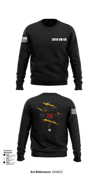 26th CM Co 80721197 Crew Neck Sweatshirt - 101