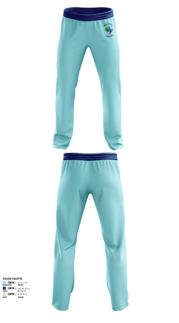 Sweatpants, Flying Ferets, Men's Basketball, Teamtime, Team time, sublimation, custom sports apparel, team uniforms, spirit wear, spiritwear, sports uniforms, custom shirts, team store, custom team store, fundraiser sports, apparel fundraiser