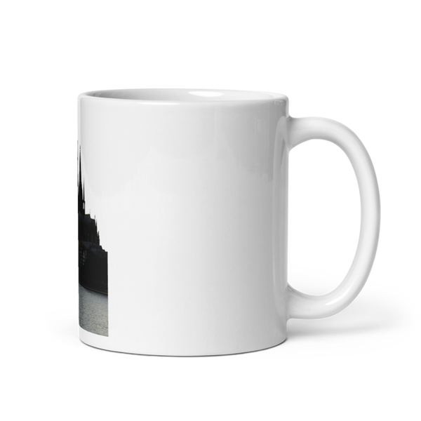 WA1 58063556 White Glossy Mug - Large