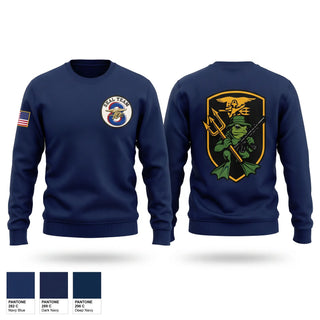 Crew Neck Sweatshirt, Naval Special Warfare, Navy, Teamtime, Team time, sublimation, custom sports apparel, team uniforms, spirit wear, spiritwear, sports uniforms, custom shirts, team store, custom team store, fundraiser sports, apparel fundraiser