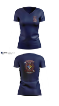 Lansing Fire Dept - Station 4 Women's Short Sleeve V-neck Shirt - 13