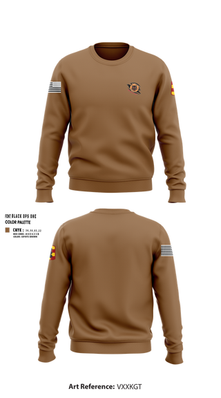 Crew Neck Sweatshirt, 434th FA BDE H2F, Army, Teamtime, Team time, sublimation, custom sports apparel, team uniforms, spirit wear, spiritwear, sports uniforms, custom shirts, team store, custom team store, fundraiser sports, apparel fundraiser