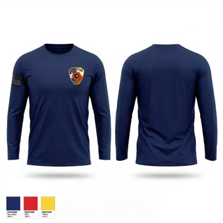 Long Sleeve Performance Shirt, Ata-Bexar County Line VFD, Fire Department, Teamtime, Team time, sublimation, custom sports apparel, team uniforms, spirit wear, spiritwear, sports uniforms, custom shirts, team store, custom team store, fundraiser sports, apparel fundraiser