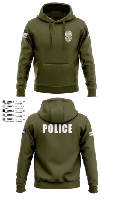 Miami Police Department 44557573 Hoodie - 4