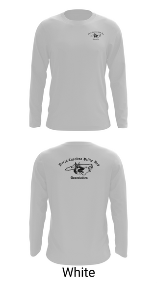 Long Sleeve Performance Shirt, North Carolina Police Dog Association, Police, Teamtime, Team time, sublimation, custom sports apparel, team uniforms, spirit wear, spiritwear, sports uniforms, custom shirts, team store, custom team store, fundraiser sports, apparel fundraiser