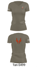 56th Signal Battalion 15358716 Women's Short Sleeve V-neck Shirt - 6