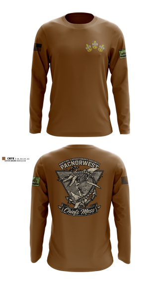 Long Sleeve Performance Shirt, MES PACNORWEST HVU  Chiefs Mess, Navy, Teamtime, Team time, sublimation, custom sports apparel, team uniforms, spirit wear, spiritwear, sports uniforms, custom shirts, team store, custom team store, fundraiser sports, apparel fundraiser
