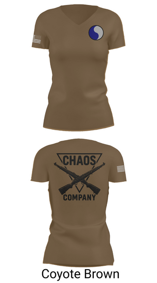 Womens Short Sleeve Vneck Shirt, C-Co 1/116 29th IN BDE, , Teamtime, Team time, sublimation, custom sports apparel, team uniforms, spirit wear, spiritwear, sports uniforms, custom shirts, team store, custom team store, fundraiser sports, apparel fundraiser
