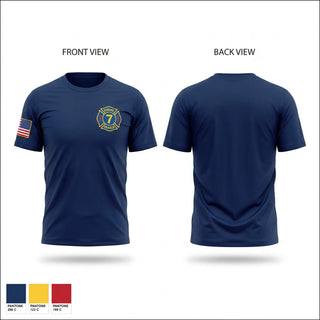 Short Sleeve Performance Shirt, Dekalb Company 7, Fire Department, Teamtime, Team time, sublimation, custom sports apparel, team uniforms, spirit wear, spiritwear, sports uniforms, custom shirts, team store, custom team store, fundraiser sports, apparel fundraiser