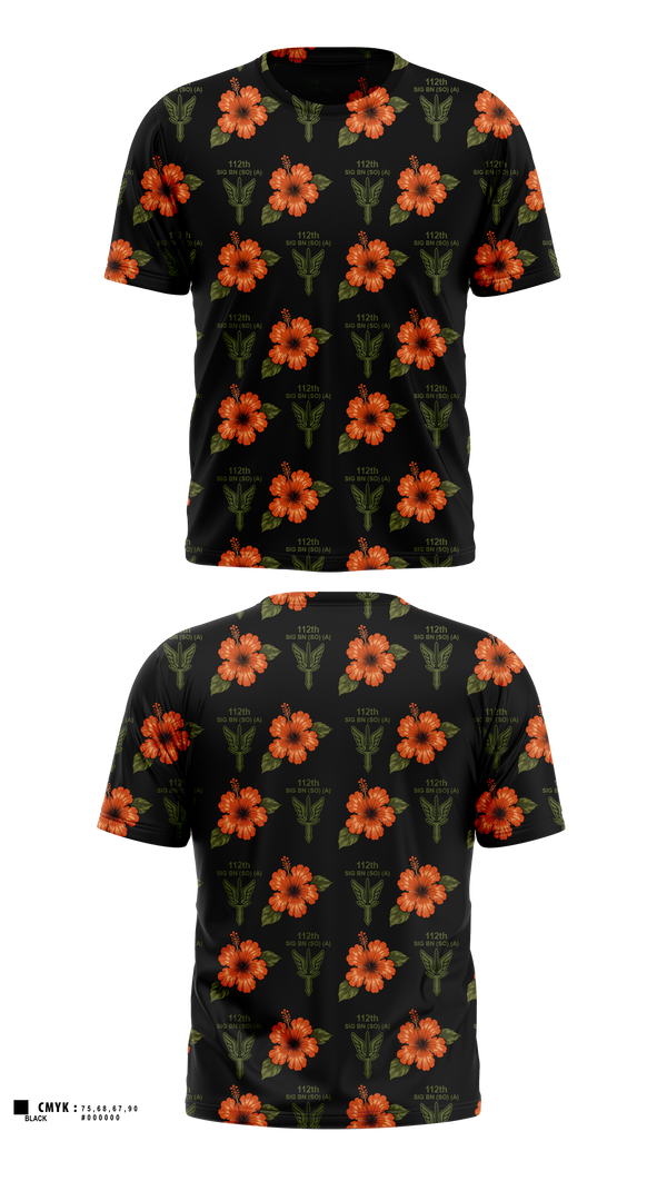 Short Sleeve Performance Shirt, HHC 112th SIG BN (SO) (A), Army, Teamtime, Team time, sublimation, custom sports apparel, team uniforms, spirit wear, spiritwear, sports uniforms, custom shirts, team store, custom team store, fundraiser sports, apparel fundraiser