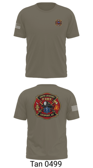Old School Cotton Feel Shirt, South Lockport Fire Company, Fire Department, Teamtime, Team time, sublimation, custom sports apparel, team uniforms, spirit wear, spiritwear, sports uniforms, custom shirts, team store, custom team store, fundraiser sports, apparel fundraiser