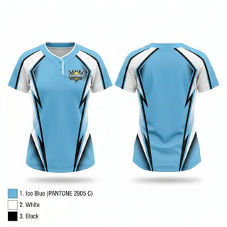 Two Button Softball Jersey, ETX Diamonds Elite, Softball, Teamtime, Team time, sublimation, custom sports apparel, team uniforms, spirit wear, spiritwear, sports uniforms, custom shirts, team store, custom team store, fundraiser sports, apparel fundraiser