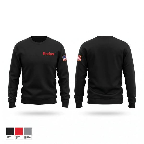 Crew Neck Sweatshirt, Hooker, Fire Department, Teamtime, Team time, sublimation, custom sports apparel, team uniforms, spirit wear, spiritwear, sports uniforms, custom shirts, team store, custom team store, fundraiser sports, apparel fundraiser