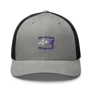 New Orleans Metro Stars Track Club Retro Trucker Hat | Yupoong 6606