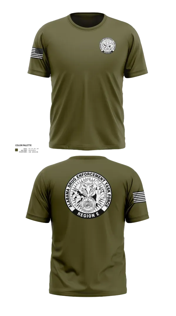 Alabama Drug Enforcement Task Force 96229132 Old School Cotton Feel Shirt - 24