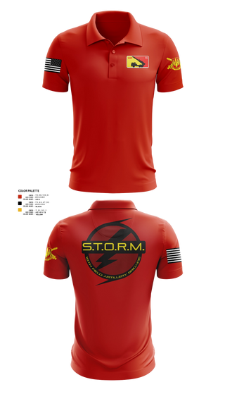 Short Sleeve Performance Polo, H2F STORM, Army, Teamtime, Team time, sublimation, custom sports apparel, team uniforms, spirit wear, spiritwear, sports uniforms, custom shirts, team store, custom team store, fundraiser sports, apparel fundraiser