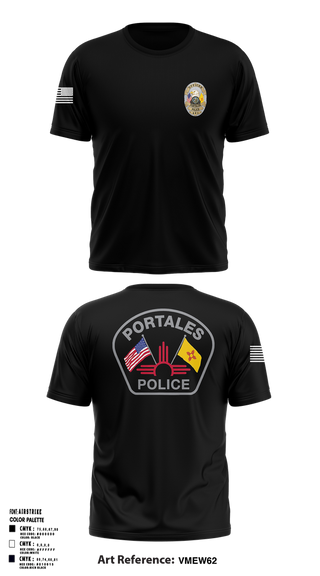 Old School Cotton Feel Shirt, Portales Police Department, Police, Teamtime, Team time, sublimation, custom sports apparel, team uniforms, spirit wear, spiritwear, sports uniforms, custom shirts, team store, custom team store, fundraiser sports, apparel fundraiser