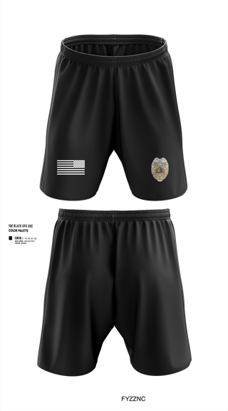 Athletic Shorts With Pockets, Vincennes Police Department, , Teamtime, Team time, sublimation, custom sports apparel, team uniforms, spirit wear, spiritwear, sports uniforms, custom shirts, team store, custom team store, fundraiser sports, apparel fundraiser