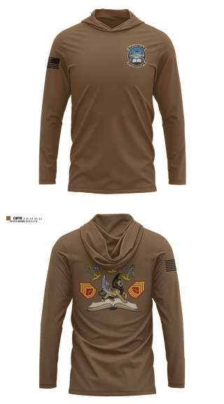 Long Sleeve Hooded Sun Shirt, CNATT Unit North Island, Navy, Teamtime, Team time, sublimation, custom sports apparel, team uniforms, spirit wear, spiritwear, sports uniforms, custom shirts, team store, custom team store, fundraiser sports, apparel fundraiser