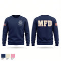 City Of Monongahela Fire Department 89585601 Crew Neck Sweatshirt - 1