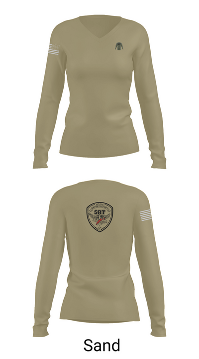 Pocola SRT 80732164 Women's Long Sleeve V-neck Shirt - 92