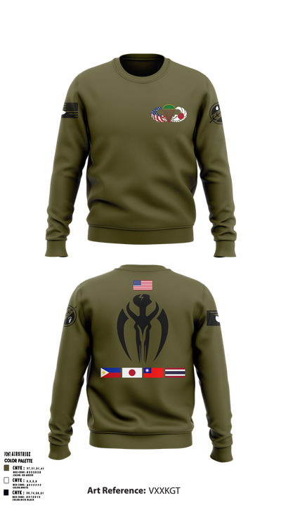 1-1 ASPS 63924306 Crew Neck Sweatshirt - 1