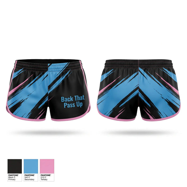 Womens Shorts, Back That Pass Up, Men's Volleyball, Teamtime, Team time, sublimation, custom sports apparel, team uniforms, spirit wear, spiritwear, sports uniforms, custom shirts, team store, custom team store, fundraiser sports, apparel fundraiser