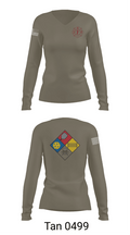 Central Pierce Fire Women's Long Sleeve V-neck Shirt - 11