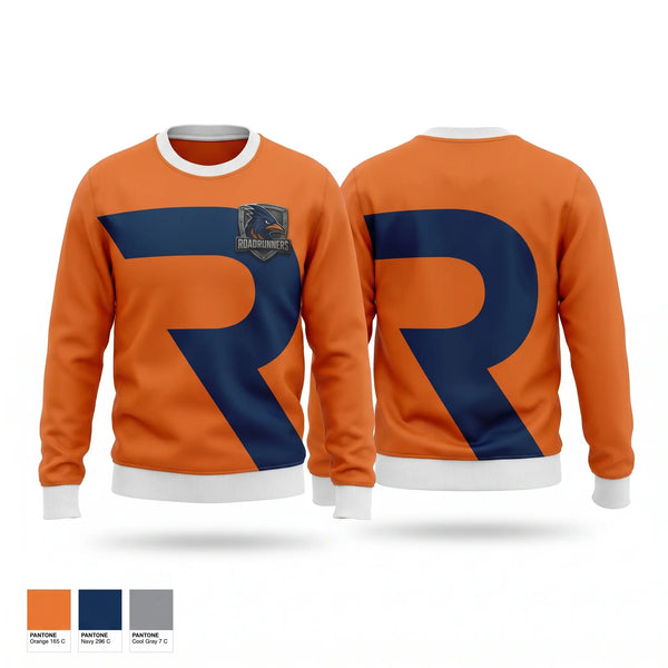 Crew Neck Sweatshirt, Roadrunners, , Teamtime, Team time, sublimation, custom sports apparel, team uniforms, spirit wear, spiritwear, sports uniforms, custom shirts, team store, custom team store, fundraiser sports, apparel fundraiser