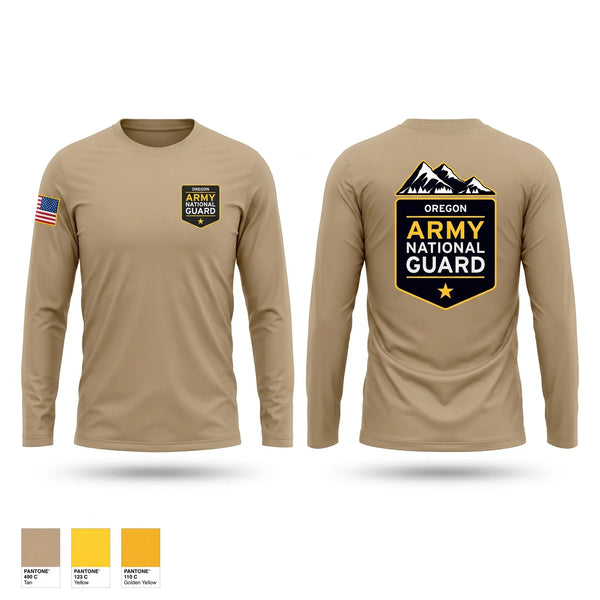 Long Sleeve Performance Shirt, Oregon Army National Guard, National Guard, Teamtime, Team time, sublimation, custom sports apparel, team uniforms, spirit wear, spiritwear, sports uniforms, custom shirts, team store, custom team store, fundraiser sports, apparel fundraiser