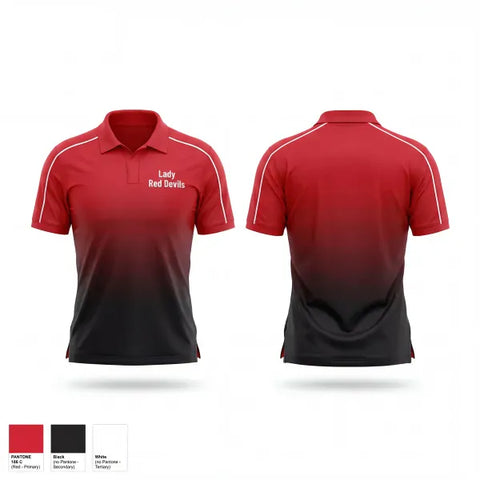 Short Sleeve Performance Polo, Lady Red Devils, Softball, Teamtime, Team time, sublimation, custom sports apparel, team uniforms, spirit wear, spiritwear, sports uniforms, custom shirts, team store, custom team store, fundraiser sports, apparel fundraiser