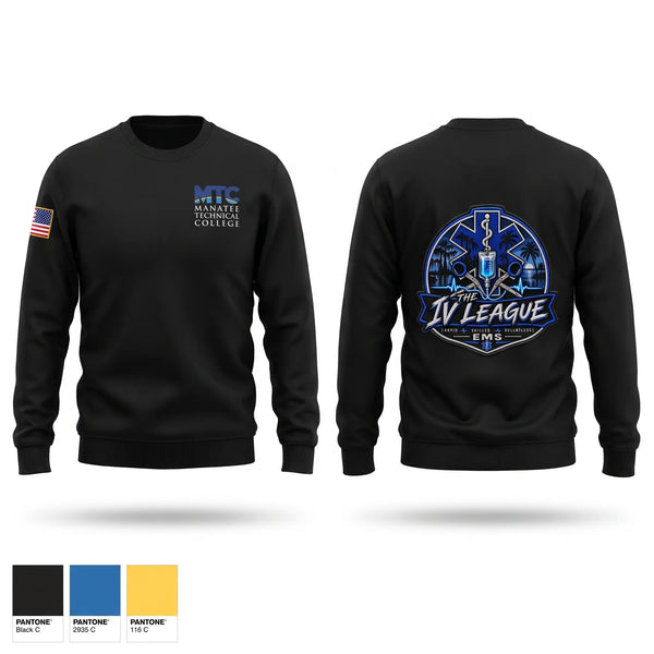 Crew Neck Sweatshirt, The IV League, EMS/EMT, Teamtime, Team time, sublimation, custom sports apparel, team uniforms, spirit wear, spiritwear, sports uniforms, custom shirts, team store, custom team store, fundraiser sports, apparel fundraiser