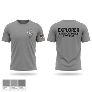 Short Sleeve Performance Shirt, Kingsport Police Explorer Post, Police, Teamtime, Team time, sublimation, custom sports apparel, team uniforms, spirit wear, spiritwear, sports uniforms, custom shirts, team store, custom team store, fundraiser sports, apparel fundraiser