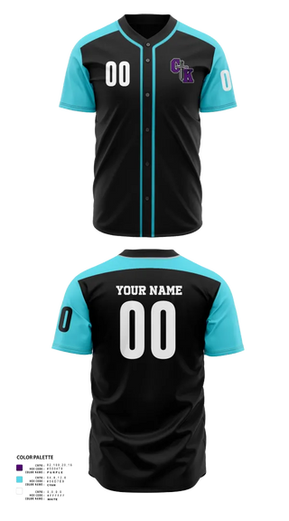 Full Button Baseball Jersey, Columbia Knights Football, , Teamtime, Team time, sublimation, custom sports apparel, team uniforms, spirit wear, spiritwear, sports uniforms, custom shirts, team store, custom team store, fundraiser sports, apparel fundraiser