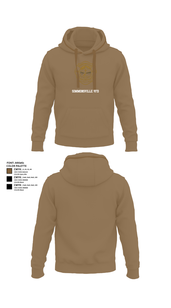 Hoodie, Simmonsville VFD, , Teamtime, Team time, sublimation, custom sports apparel, team uniforms, spirit wear, spiritwear, sports uniforms, custom shirts, team store, custom team store, fundraiser sports, apparel fundraiser