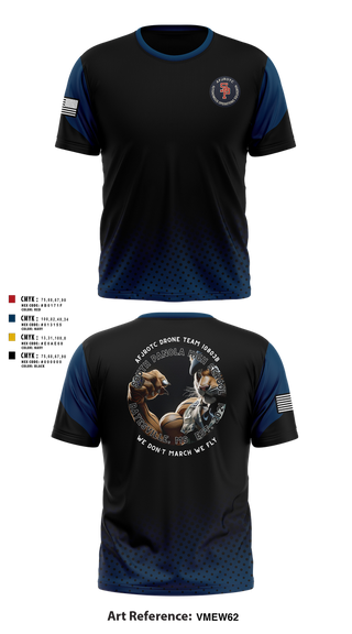 Short Sleeve Performance Shirt, AFJROTC MS-081 DRONE TEAM, , Teamtime, Team time, sublimation, custom sports apparel, team uniforms, spirit wear, spiritwear, sports uniforms, custom shirts, team store, custom team store, fundraiser sports, apparel fundraiser