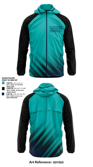 Windbreaker, Mayhem, Men's Soccer, Teamtime, Team time, sublimation, custom sports apparel, team uniforms, spirit wear, spiritwear, sports uniforms, custom shirts, team store, custom team store, fundraiser sports, apparel fundraiser