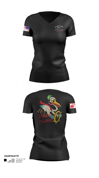 Womens Short Sleeve Vneck Shirt, MSV, Army, Teamtime, Team time, sublimation, custom sports apparel, team uniforms, spirit wear, spiritwear, sports uniforms, custom shirts, team store, custom team store, fundraiser sports, apparel fundraiser