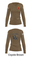 1st Bn 2mar 2nd MarDiv 35824328 Women's Long Sleeve V-neck Shirt - 17